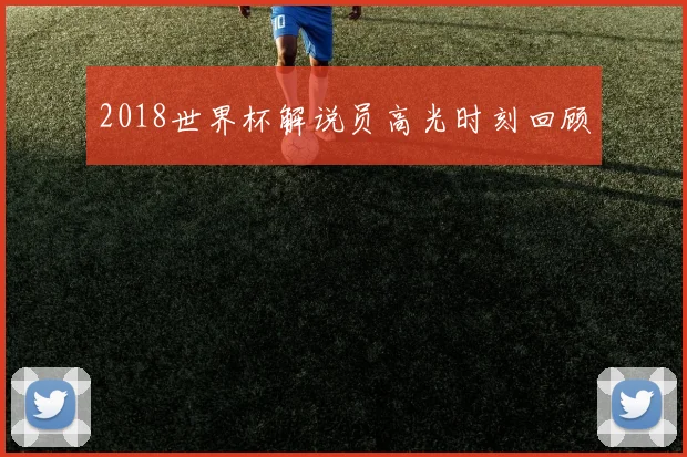 2018世界杯解说员高光时刻回顾